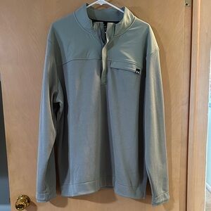Under Armor Golf Men's Light Tan Half-Zip